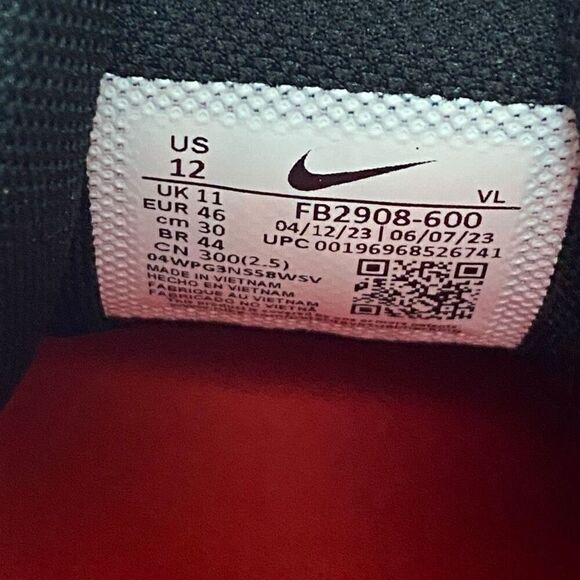 Nike Force Trout 9 Pro MCS Baseball Cleats FB2908-600 University Red Mens sz 12 - Picture 8 of 8